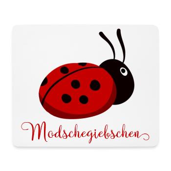 Modschegiebchen Ladybug Saxon Gift Idea - Mouse Pad (horizontal) - white - Front