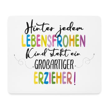 Großartiger Erzieher - Mousepad (Querformat) - Weiß - Vorne
