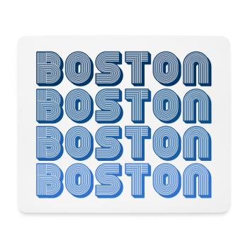 Boston Block Grid Pattern - Mouse Pad (horizontal) - white - Front