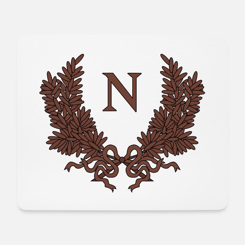Napoléon Bonaparte - Tapis de souris (format paysage) - blanc