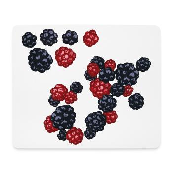Blackberries - Mouse Pad (horizontal) - white - Front