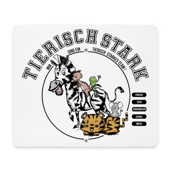 Team-beastly strong - Mouse Pad (horizontal) - white - Front