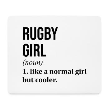 Rugby - Mouse Pad (horizontal) - white - Front