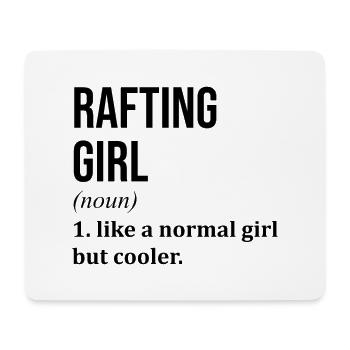 Rafting - Mousepad (Querformat) - Weiß - Vorne