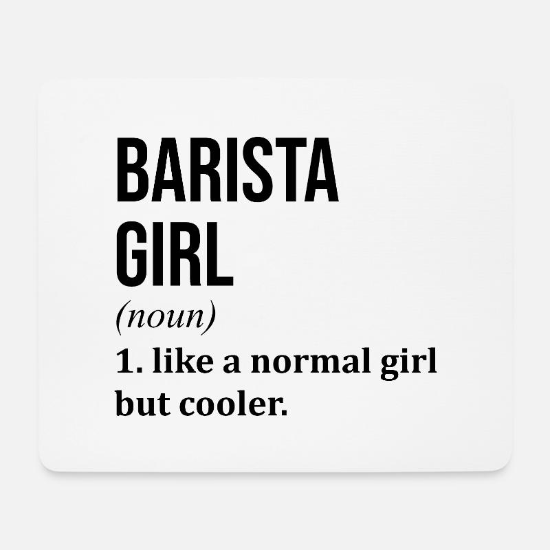 Barista - Mouse Pad (horizontal) - white