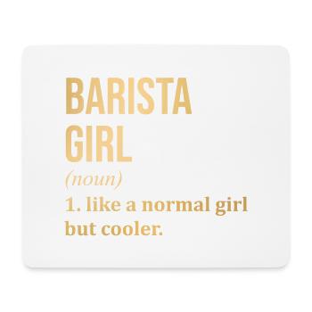 Barista - Mousepad (Querformat) - Weiß - Vorne