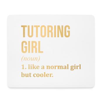 Tutor - Mousepad (Querformat) - Weiß - Vorne