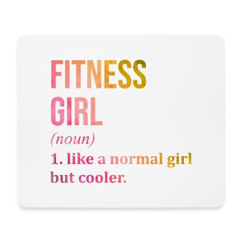Fitness - Mouse Pad (horizontal) - white - Front