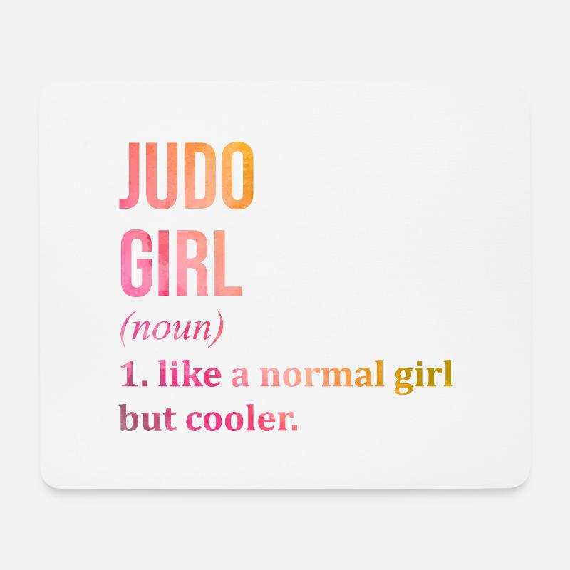 Judo - Mouse Pad (horizontal) - white