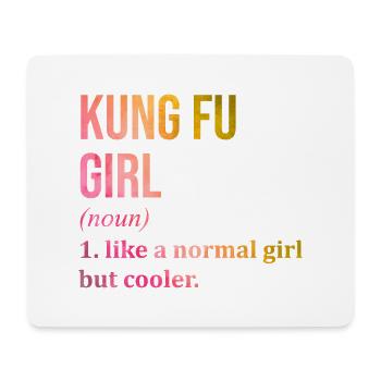 Kung Fu - Mouse Pad (horizontal) - white - Front