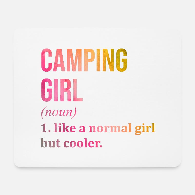 Camper - Mousepad (Querformat) - Weiß