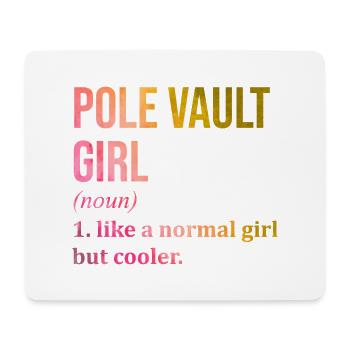 Pole Vault - Mouse Pad (horizontal) - white - Front