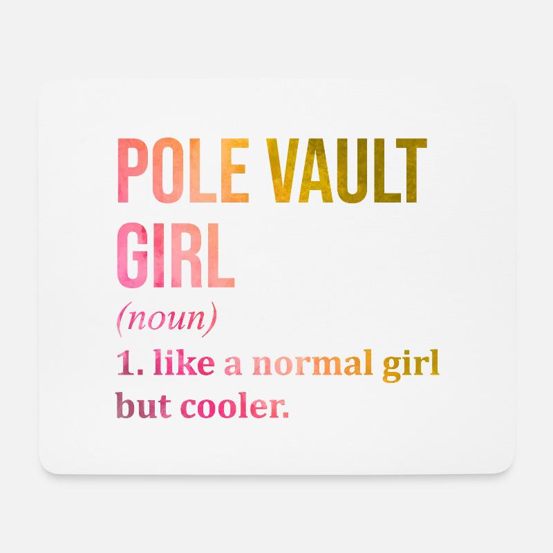 Pole Vault - Mouse Pad (horizontal) - white