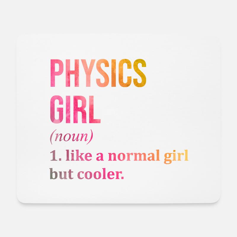 Physik - Mousepad (Querformat) - Weiß