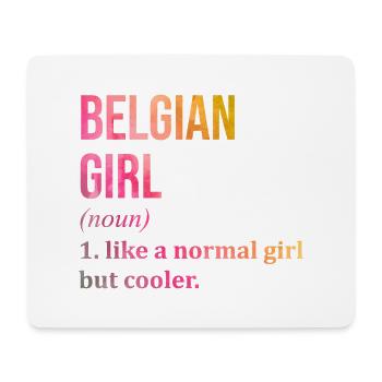 Belgium - Mouse Pad (horizontal) - white - Front