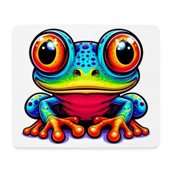Grenouille - Tapis de souris (format paysage) - blanc - Devant