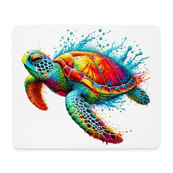 Turtle - Mouse Pad (horizontal) - white - Front