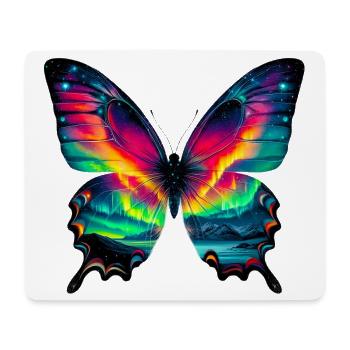 Schmetterling - Mousepad (Querformat) - Weiß - Vorne