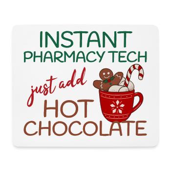 Instant Pharmacy tech hot Chocolate Weihnachten - Mousepad (Querformat) - Weiß - Vorne