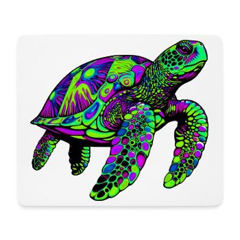 Sea turtle - Mouse Pad (horizontal) - white - Front