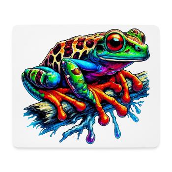 Grenouille - Tapis de souris (format paysage) - blanc - Devant