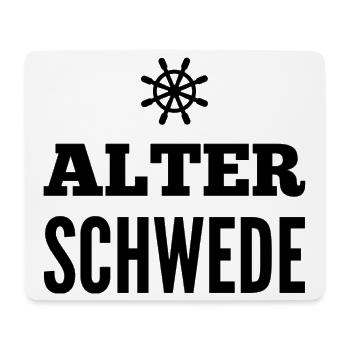 Alter Schwede Fun Design - Mousepad (Querformat) - Weiß - Vorne