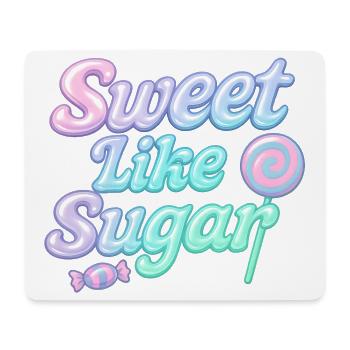 Sweet Like Sugar / Y2K Design - Mouse Pad (horizontal) - white - Front