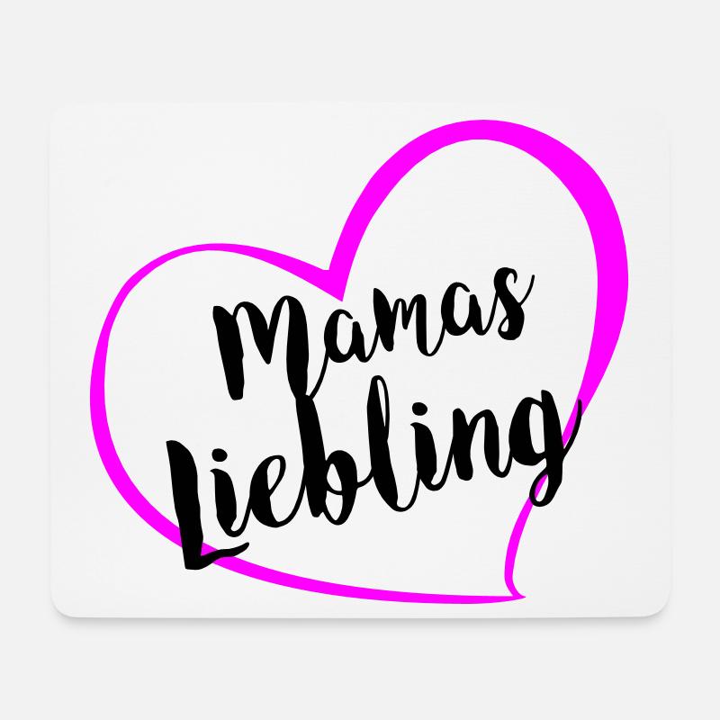 mamas_liebling - Tapis de souris (format paysage) - blanc