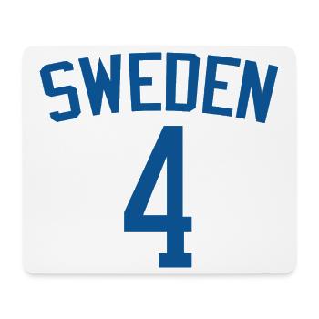 Schweden 4 – Sportdesign - Mousepad (Querformat) - Weiß - Vorne