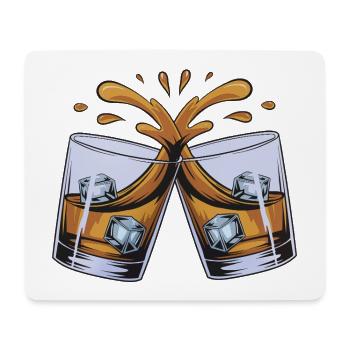 Cheers: Two glasses of blades - Mouse Pad (horizontal) - white - Front