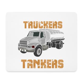 Truckers and Tankers Professional Driver Design - Mousepad (Querformat) - Weiß - Vorne