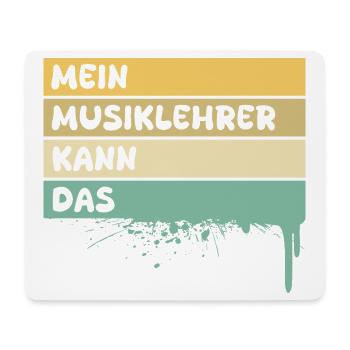 Profession: Music teacher - Mouse Pad (horizontal) - white - Front