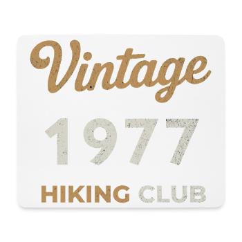 Vintage 1977 – Sailing Club Retro Birth Year - Mouse Pad (horizontal) - white - Front