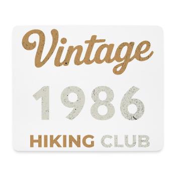 Vintage 1986 – Sailing Club Retro Birth Year - Mouse Pad (horizontal) - white - Front