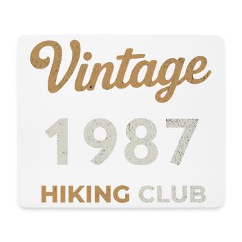 Vintage 1987 – Sailing Club Retro Birth Year - Mouse Pad (horizontal) - white - Front