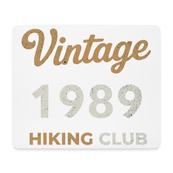 Millésime 1989 – Année de naissance rétro du Yachting Club - Tapis de souris (format paysage) - blanc - Devant