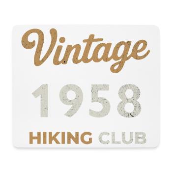 Vintage 1958 – Sailing Club Retro Birth Year - Mouse Pad (horizontal) - white - Front