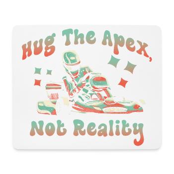 Umarme den Apex, nicht die Realität - Mousepad (Querformat) - Weiß - Vorne