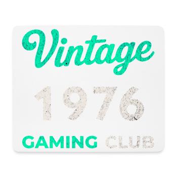 Vintage 1976 – Gaming Club Retro Birth Year - Mouse Pad (horizontal) - white - Front
