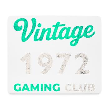 Vintage 1972 – Gaming Club Retro Geburtsjahr_ - Mouse Pad (horizontal) - white - Front