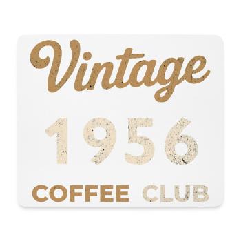 Vintage 1956 – Coffee Club Retro Birth Year - Mouse Pad (horizontal) - white - Front