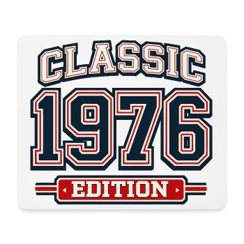 Classic 1976 Edition in College Vintage Style - Mouse Pad (horizontal) - white - Front