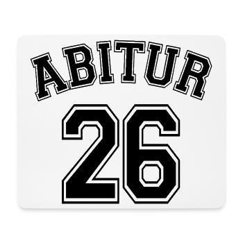 Abitur 26 | Abi Shirt | Entrez votre nom - Tapis de souris (format paysage) - blanc - Devant