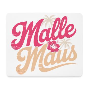 Mallemaus JGA Frauen Mallorca Fan Party Malle Maus - Mousepad (Querformat) - Weiß - Vorne