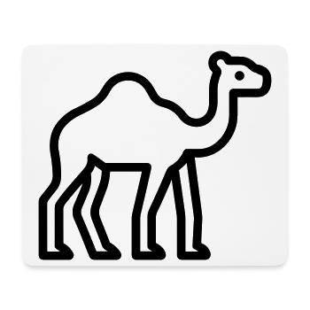 Kamel - Mousepad (Querformat) - Weiß - Vorne