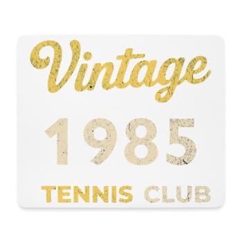 Cadeau d’anniversaire rétro vintage du Tennis Club 1985 - Tapis de souris (format paysage) - blanc - Devant