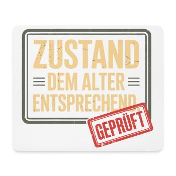 Zustand Dem Alter Entsprechend Oldtimer Geburtstag - Mousepad (Querformat) - Weiß - Vorne