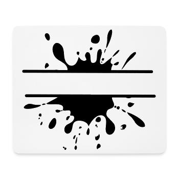 Mud Run Splash – Customisable Design - Mouse Pad (horizontal) - white - Front