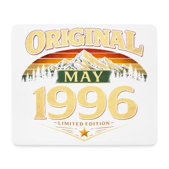 30th Birthday Gift Original May 1996 - Mouse Pad (horizontal) - white - Front