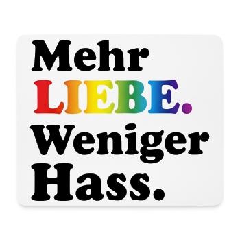 Regenbogen Spruch Geschenk für Pride & CSD Fans - Mousepad (Querformat) - Weiß - Vorne